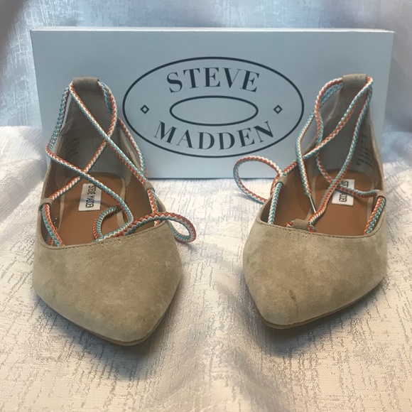 Steve Madden Shoes - Make an offer Steven Madden suede flats SZ 8.5
